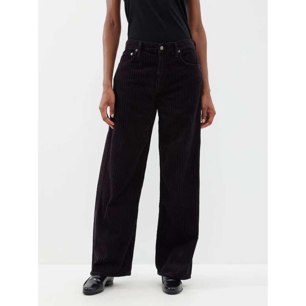 AGOLDE Low Slung Baggy cotton-corduroy wide-leg pants - Size 23